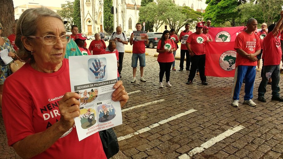 Protesto integra ações de mobilização nacional