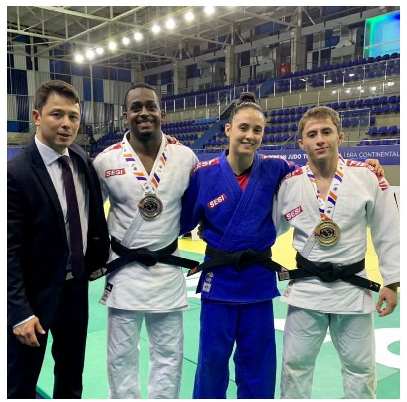 Na Sele O Brasileira Judocas Do Sesi Faturam Medalhas Em Open Pan