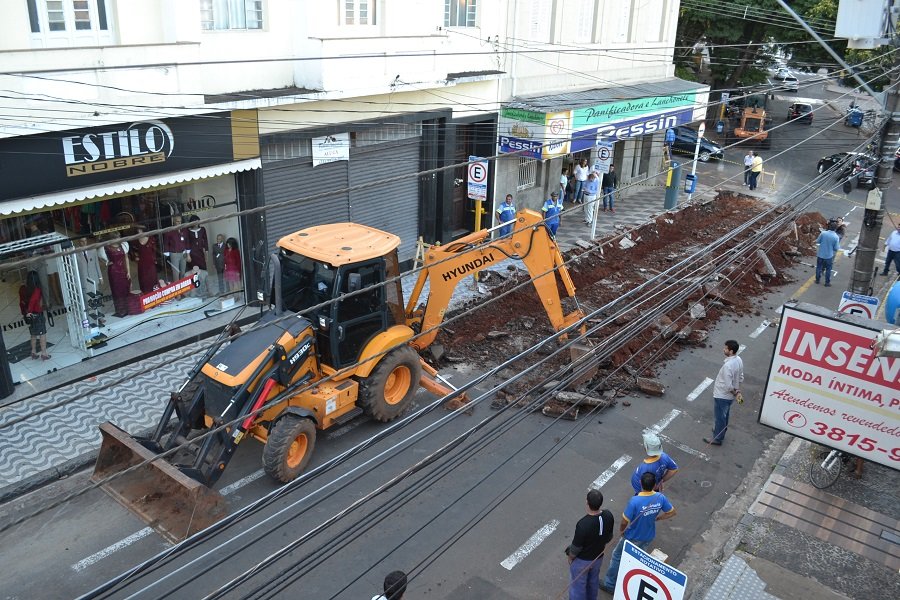 Revitalização da Rua Amando até a Visconde do Rio Branco pode ficar para próximo Prefeito