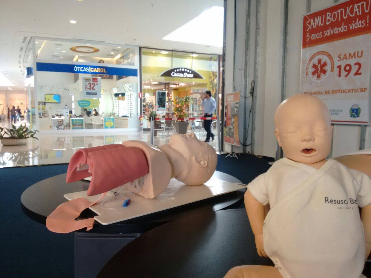 SAMU celebra 5 anos em Botucatu com exposição