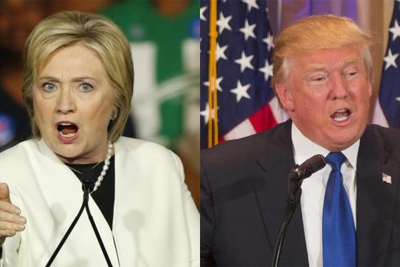 Pesquisa mostra Hillary 11 pontos percentuais à frente de Trump