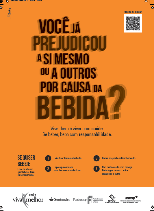 Unesp inicia Campanha de Prevenção do Uso de Risco de Álcool
