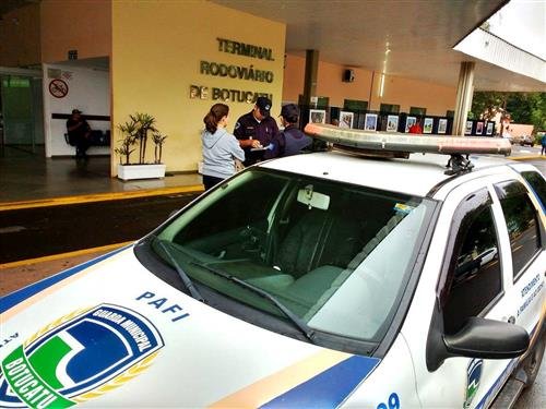 Guarda Municipal atende a caso de estelionato no Terminal Rodoviário