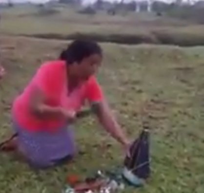 Botucatu: evangélicos se colocam contra pastora que aparece em vídeo quebrando imagem de santa