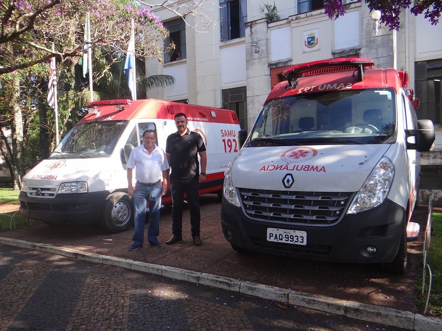 Avaré recebe duas novas ambulâncias para a frota do SAMU