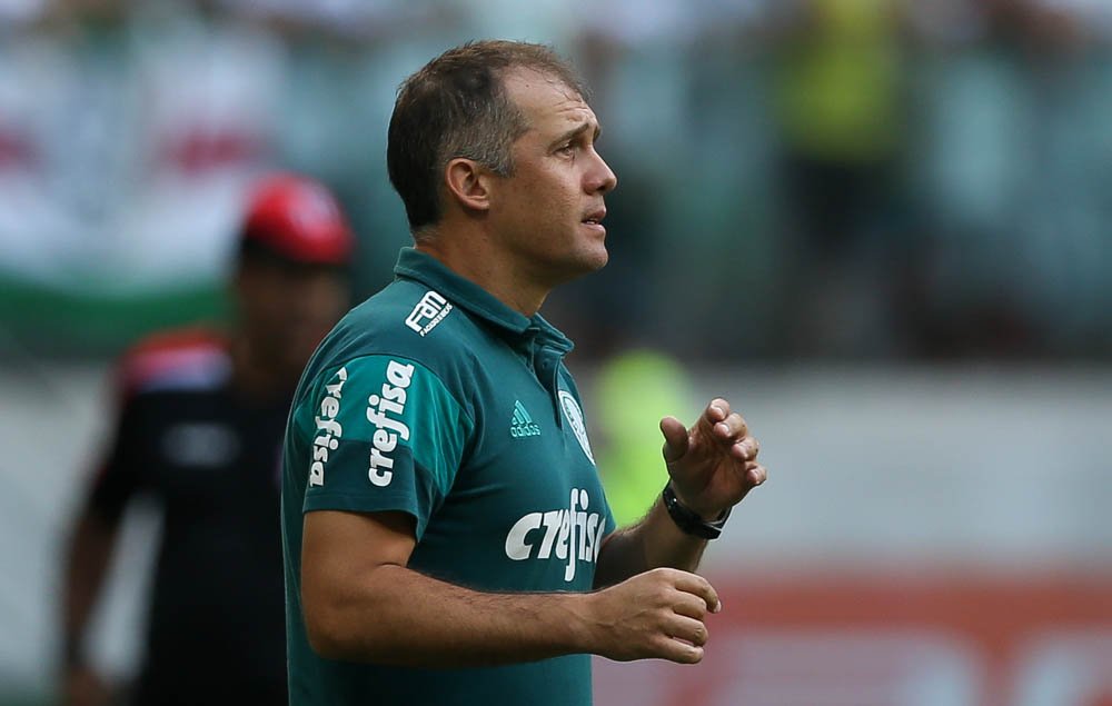 Eduardo Baptista vê Palmeiras sem criatividade e pede paciência com trabalho