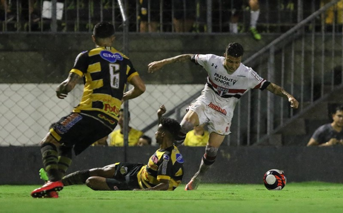 São Paulo sai na frente, mas cede empate ao Novorizontino