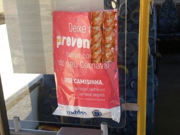 Empresa de Ônibus distribui preservativos em seus carros
