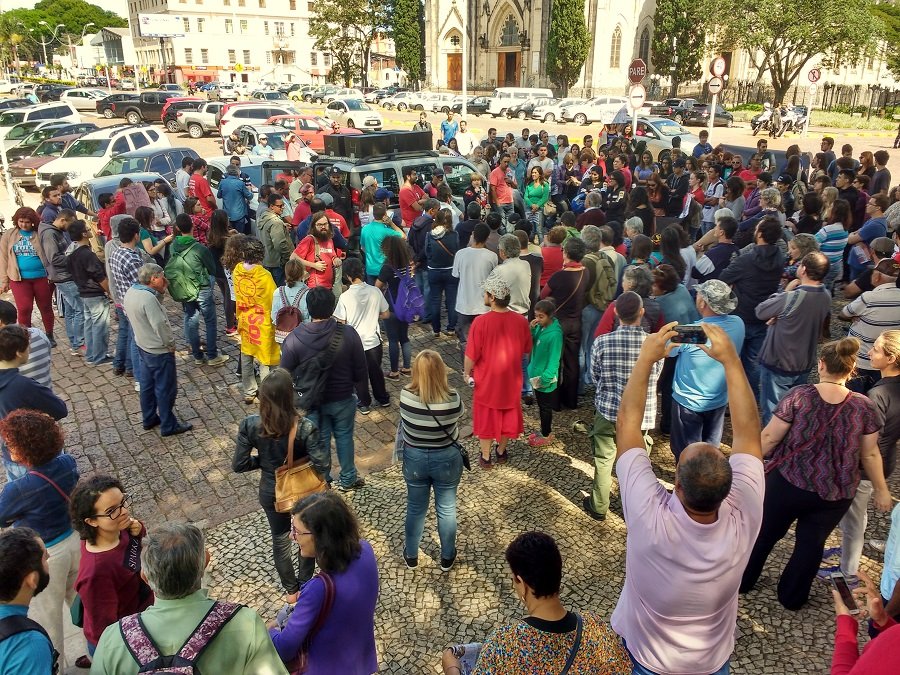 Botucatu tem protestos contra a Reforma Trabalhista