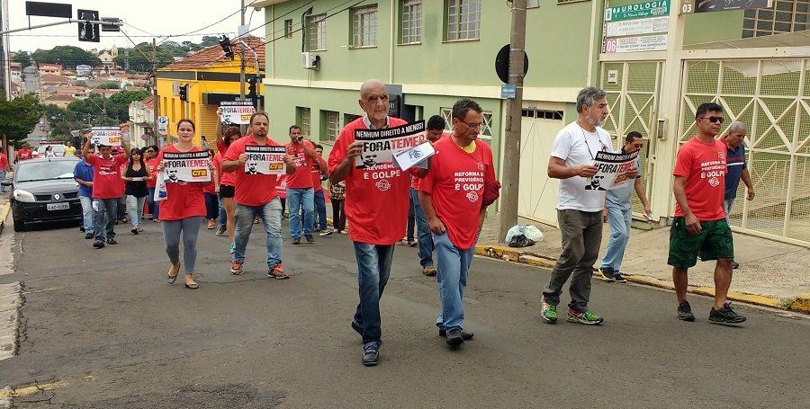 Botucatu terá ato pela Greve Geral nesta sexta-feira (30)