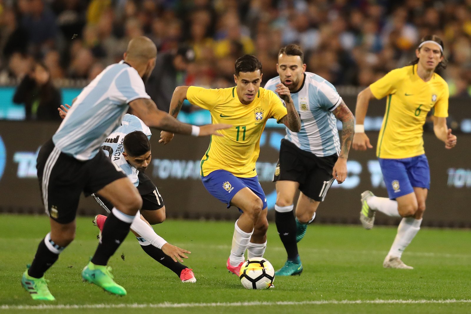 Em amistoso “pela manhã”, Argentina derrota o Brasil