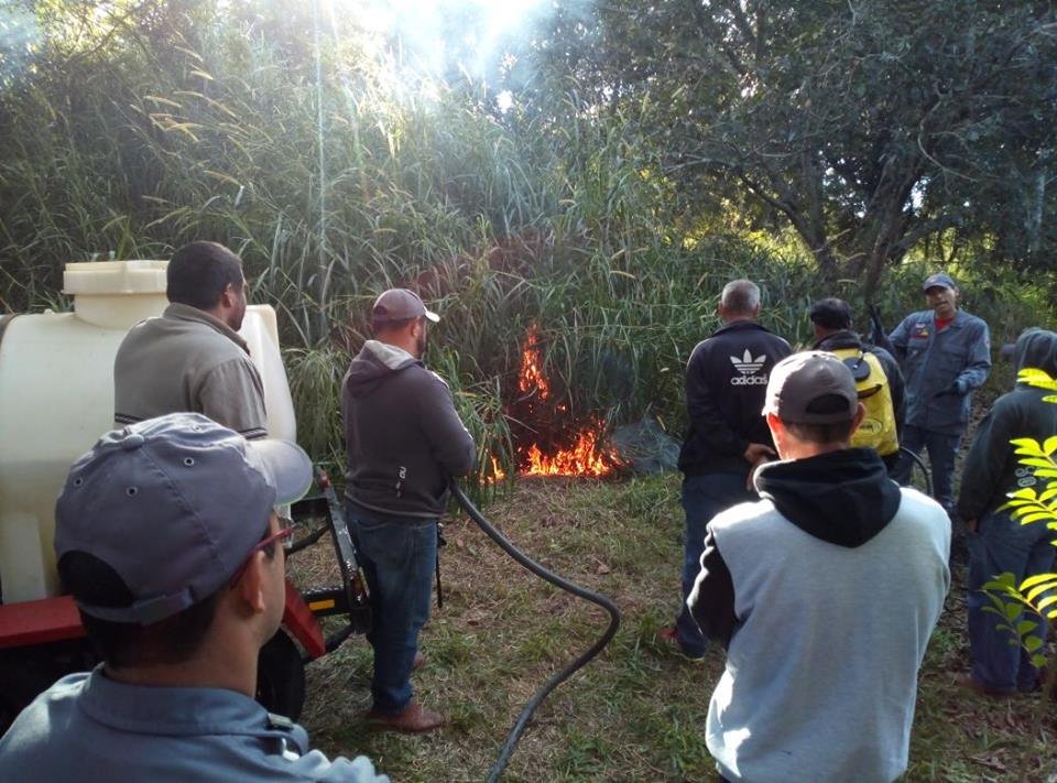 Servidores passam por capacitação visando formar a Brigada Municipal de Combate a Incêndio