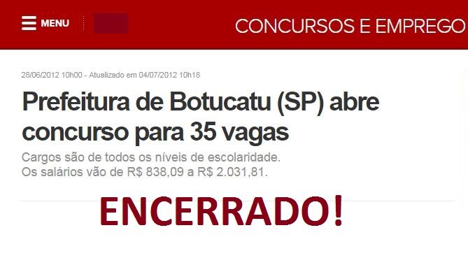 Prefeitura desmente abertura de novo concurso público