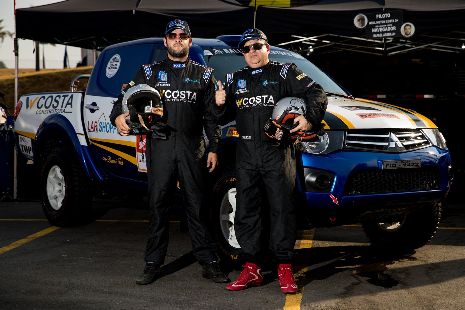 Wellington Costa e Rafael Arena fazem novamente o melhor tempo no Rally dos Sertões