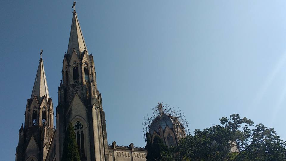 Andaime cai e deixa cinco pessoas feridas na Catedral de Botucatu