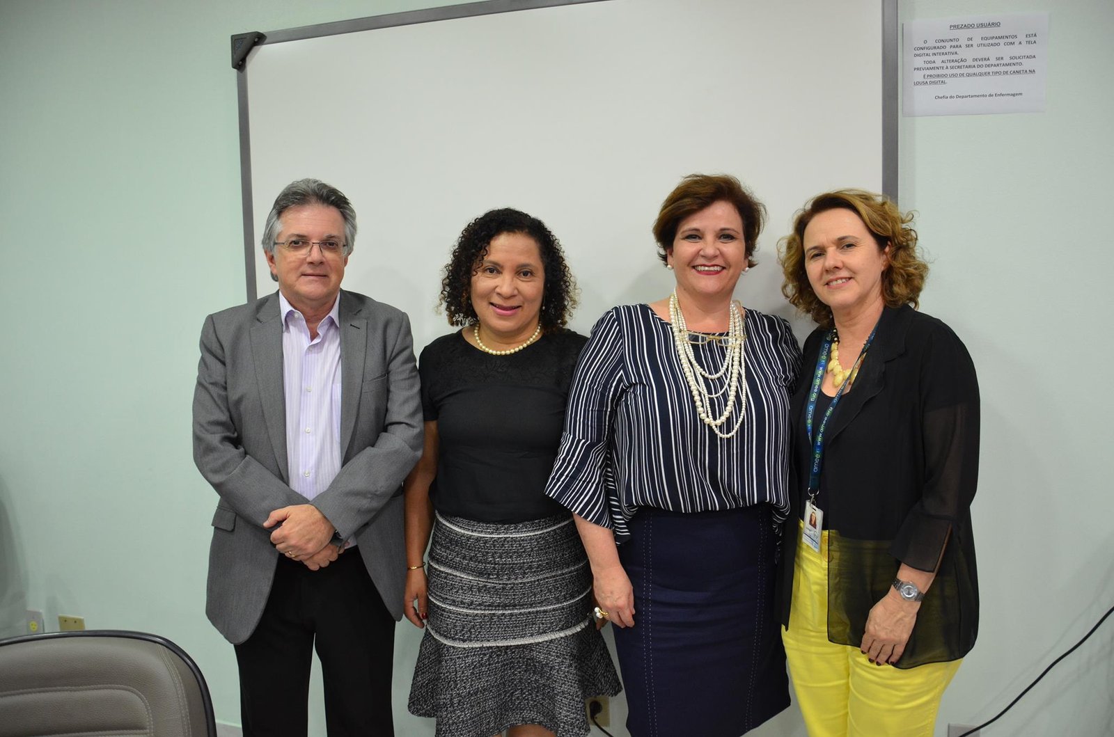 Professoras Cristina Parada e Silvia Caldeira assumem chefia do Departamento de Enfermagem da FMB