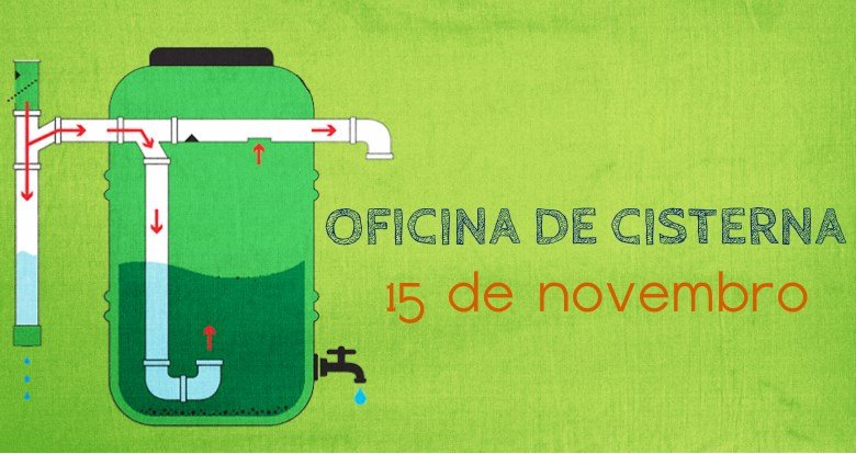 Captação de água da chuva será tema de oficina neste feriado