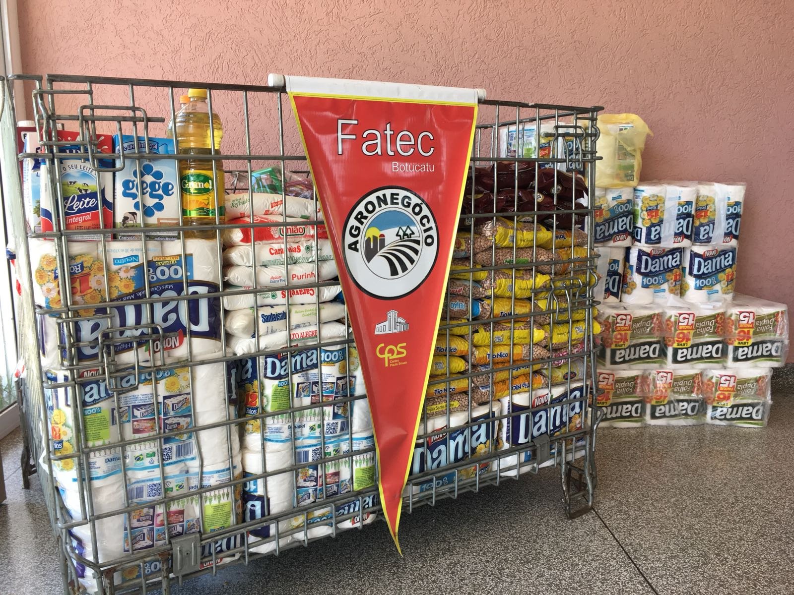 Gincana Solidária da Fatec arrecada mais de 1 tonelada de produtos