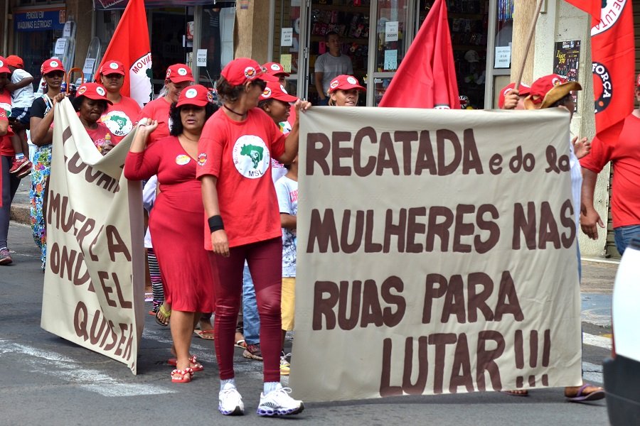 Marcha e atos de conscientização pelos direitos da mulher