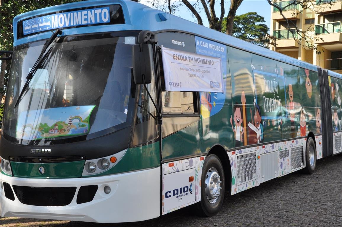 Botucatu terá Programa Escola em Movimento com ônibus biarticulado
