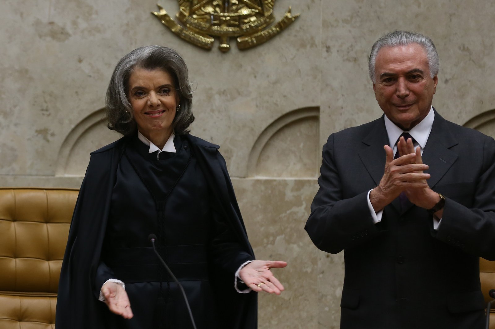 Cármen Lúcia assumirá a Presidência da República na sexta-feira