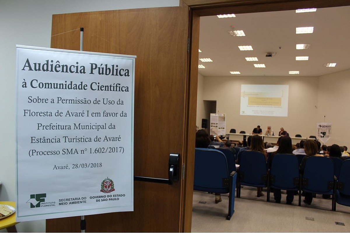 Audiência debate aspectos da municipalização do Horto Florestal de Avaré