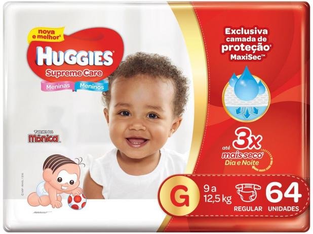 Anvisa suspende venda de fraldas da marca Huggies Turma da Mônica