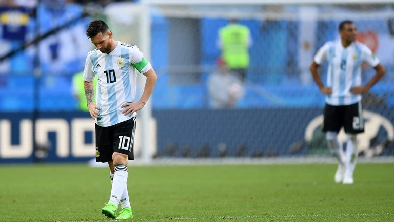 É fim de Copa para a Argentina (e Messi)
