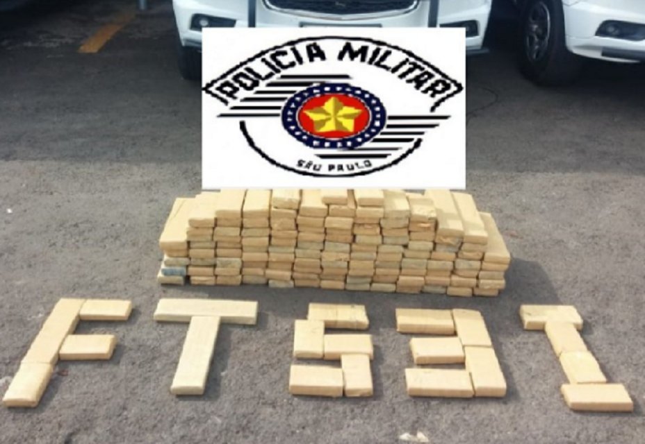 Polícia Militar apreende 100 quilos de maconha em Avaré