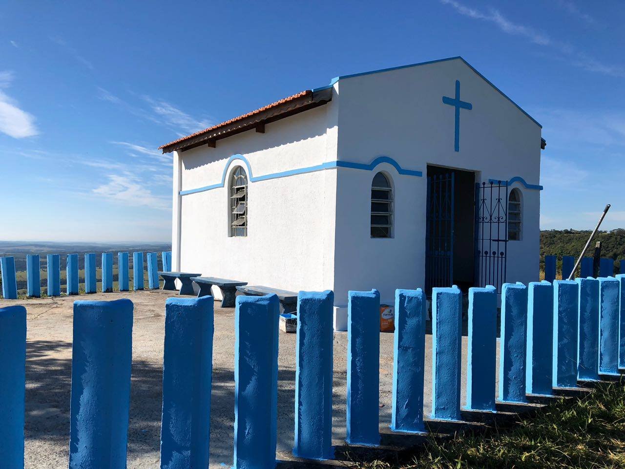 Capela de São Cristovão na serra de Botucatu está novamente aberta à visitação