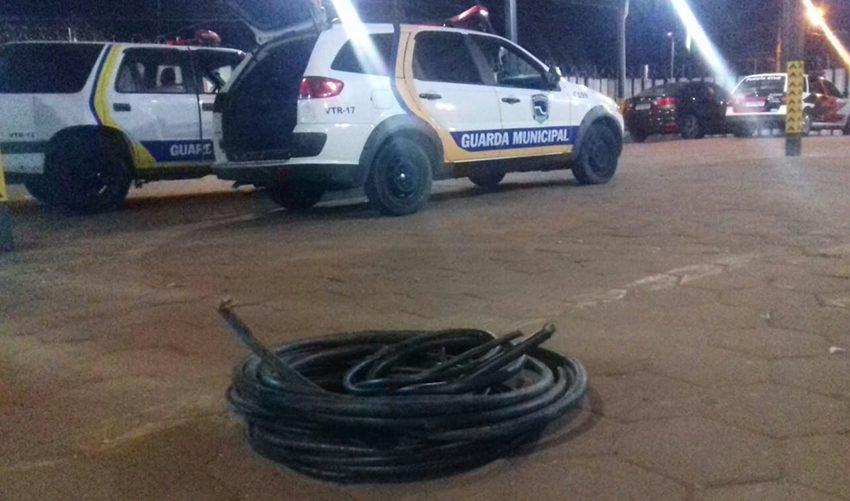 Fios telefônicos são alvos de furto em Rubião Júnior