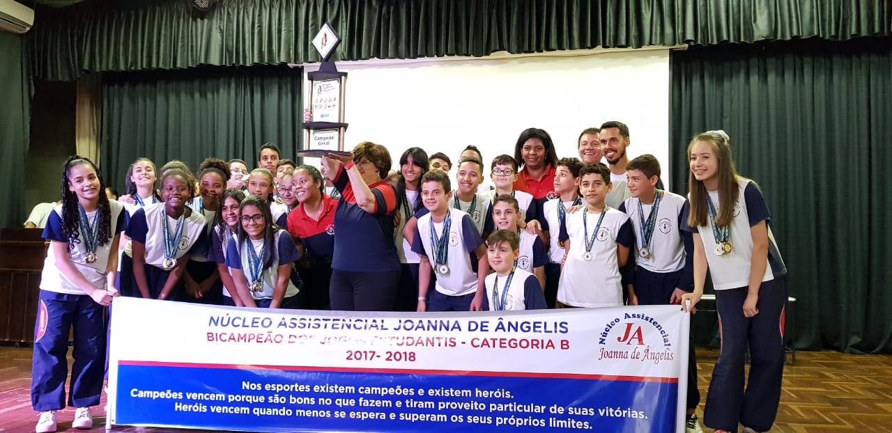 Joanna de Angelis é campeã dos 32º Jogos Estudantis – Categoria B