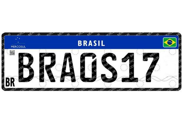 Contran adia para julho de 2019 novo modelo de placas do Mercosul