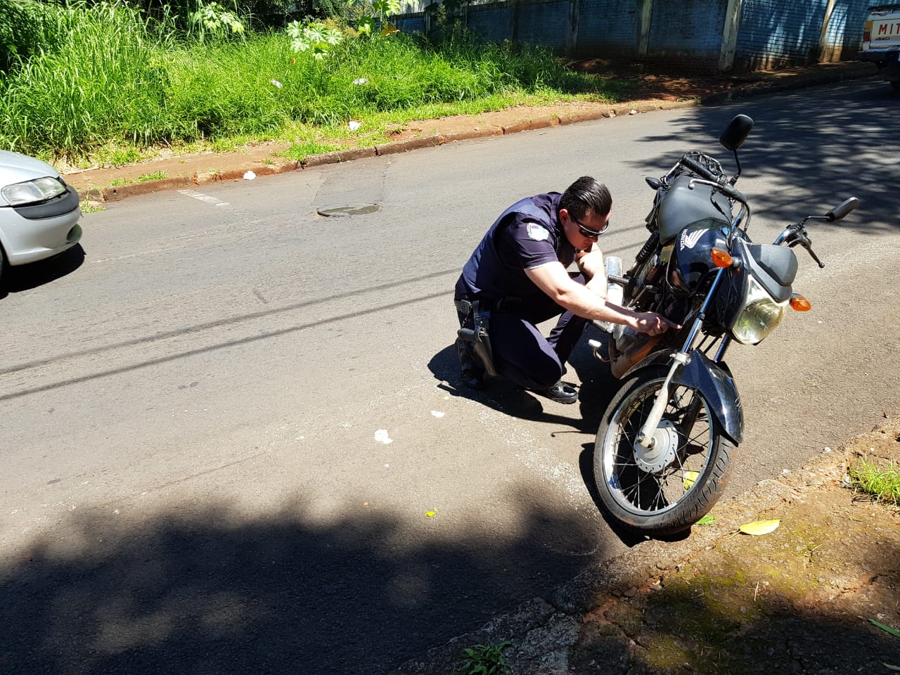 Moto furtada é localizada na Boa Vista