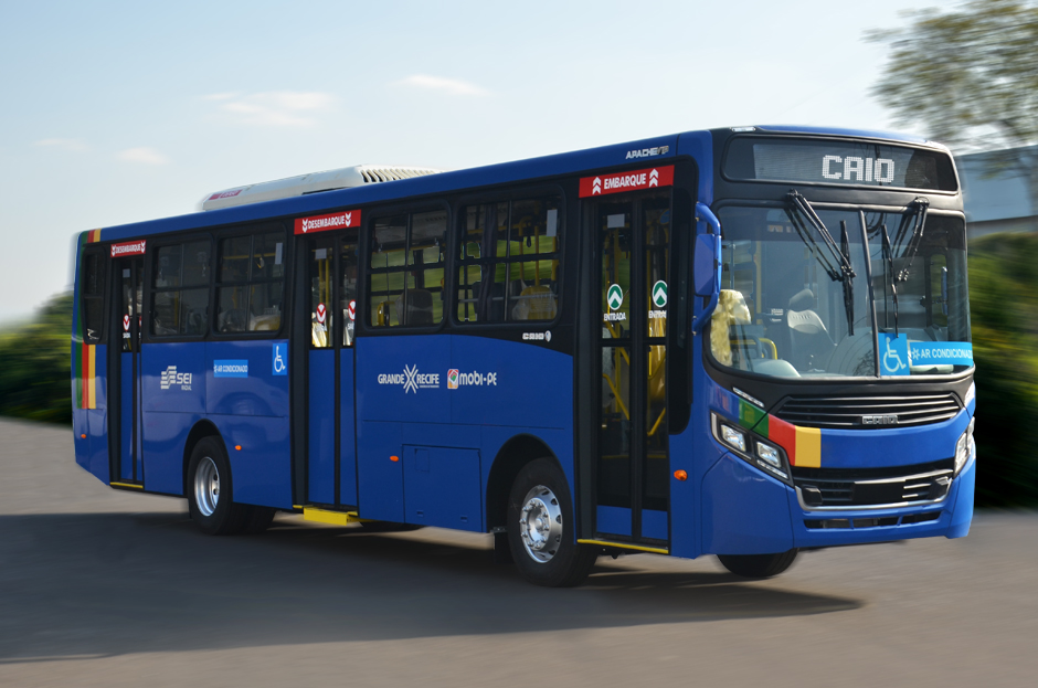 Empresa pernambucana recebe 20 ônibus produzidos pela Caio Induscar