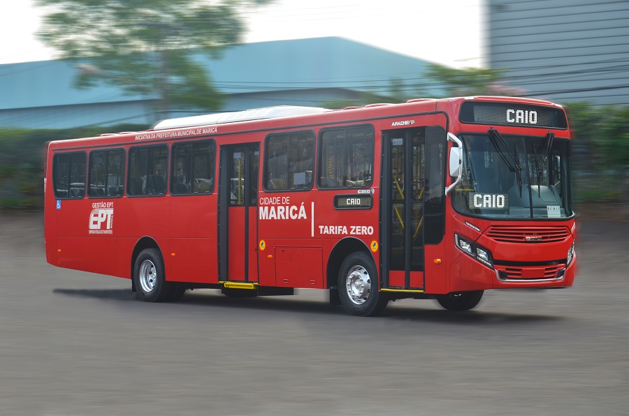 Caio Induscar vende 25 ônibus para o município de Maricá