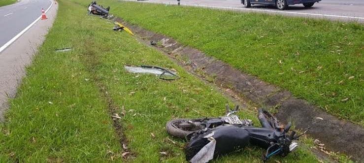 Homem morre e outro fica ferido em acidente de moto na Rodovia Marechal Rondon