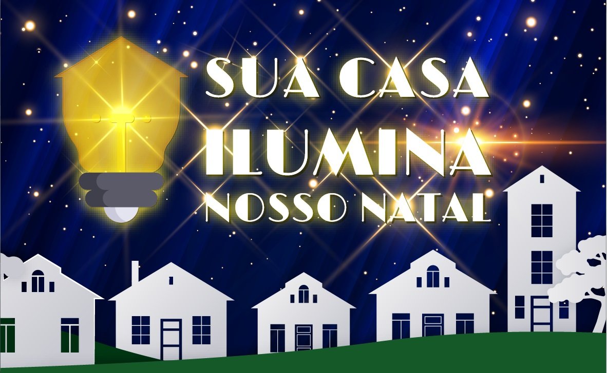 Secretaria de Turismo está recebendo fotos de casas decoradas para o Natal