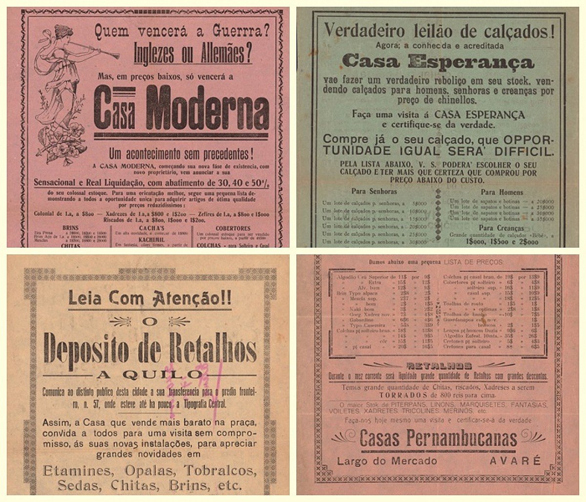 Publicidade dos anos 1930 é tema de mostra no Museu Municipal de Avaré