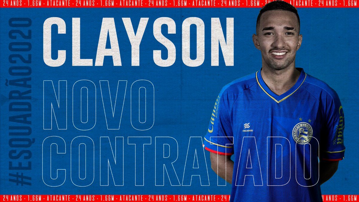 Bahia anuncia contratação do botucatuense Clayson