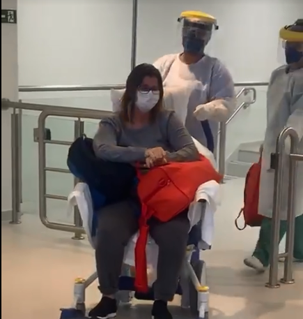 Botucatu: mulher recebe alta hospitalar após contrair Covid-19