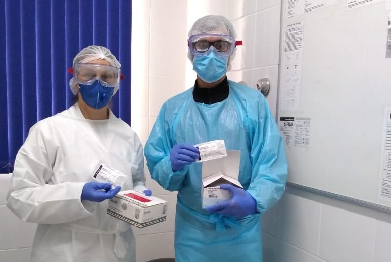 Pardinho recebe 180 testes rápidos de covid-19