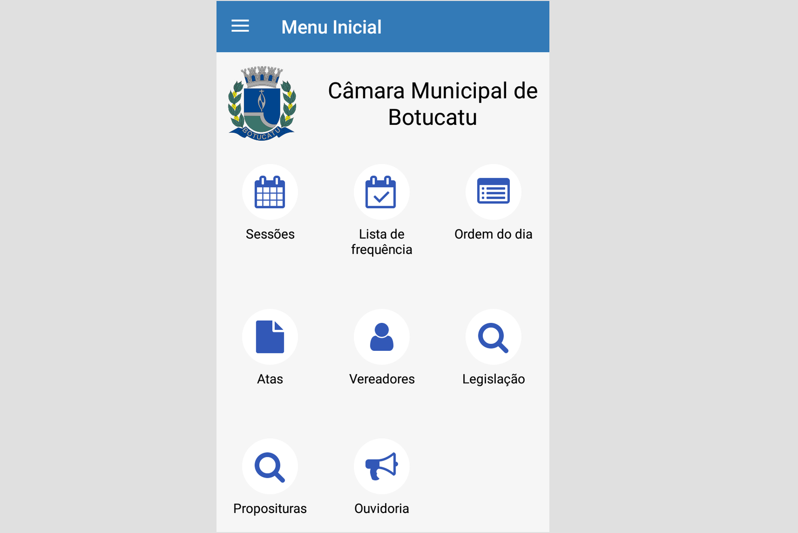 Câmara Municipal de Botucatu implanta aplicativo gratuito para smartphones