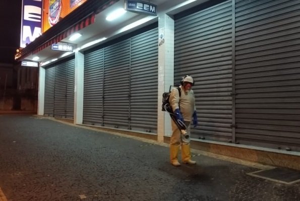 São Manuel prossegue com higienização de pontos da Cidade