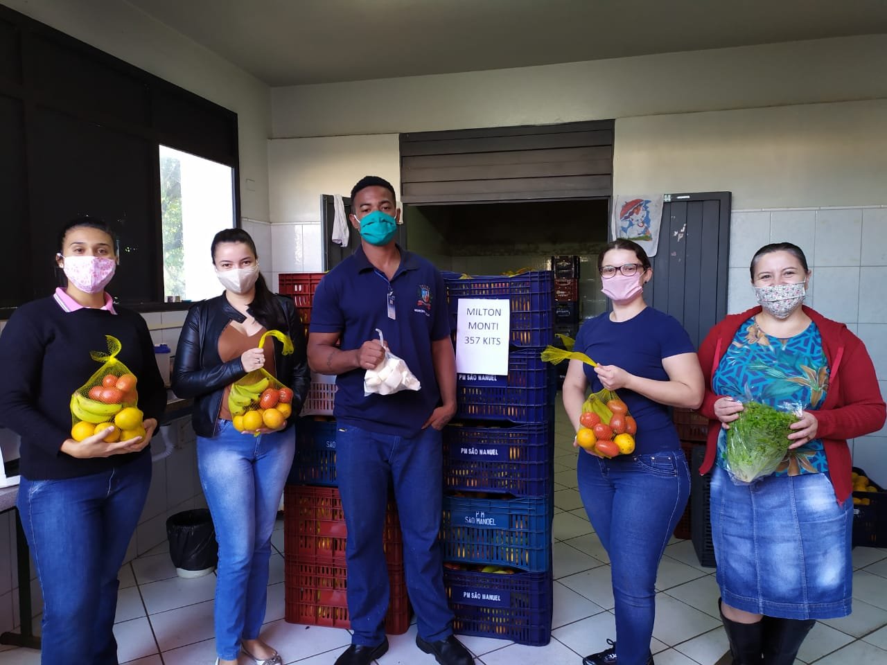 São Manuel inicia distribuição de 500 kits merendas a alunos afetados pela pandemia