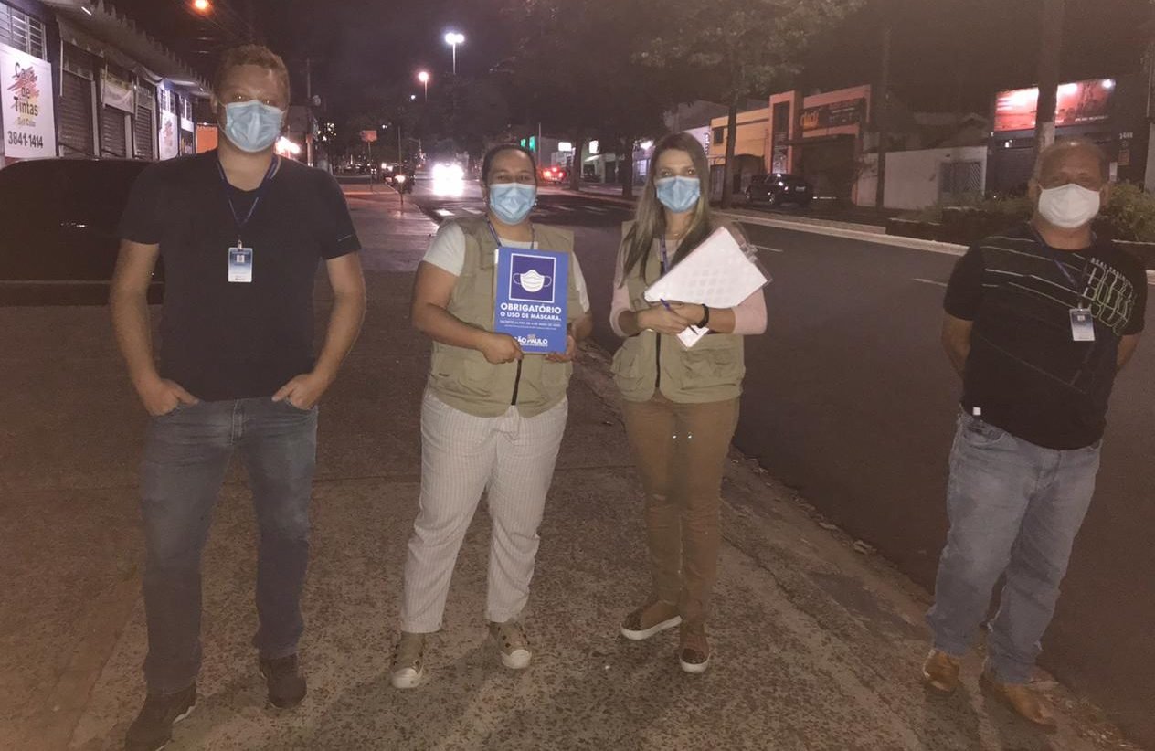 São Manuel realiza fiscalização em estabelecimentos sobre descumprimento da quarentena