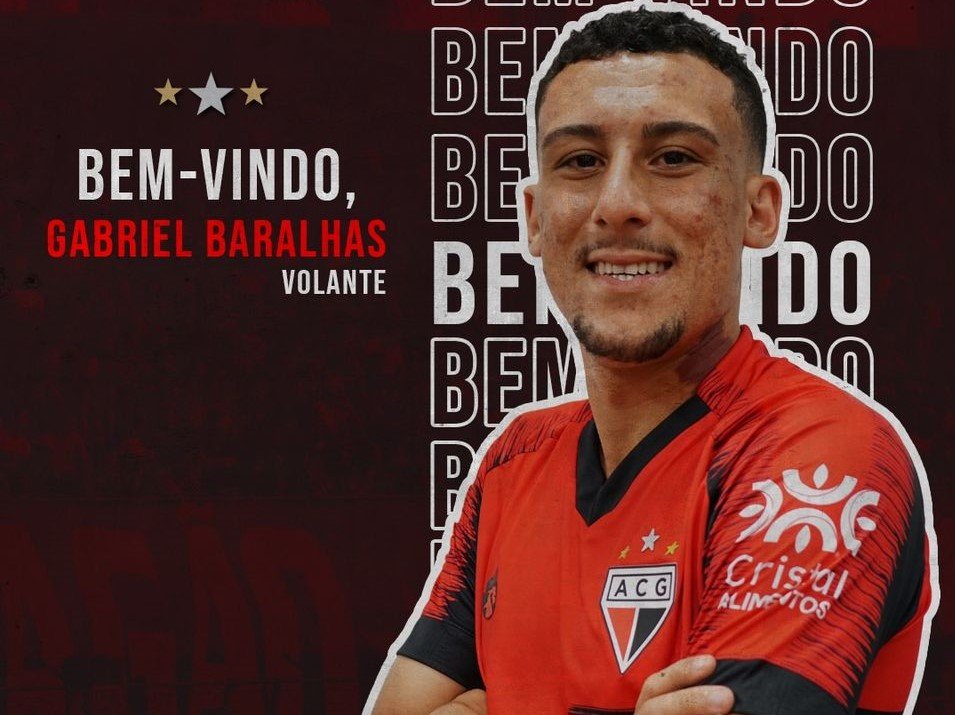 Botucatuense Gabriel Baralhas disputará o Brasileirão pelo Atlético-GO