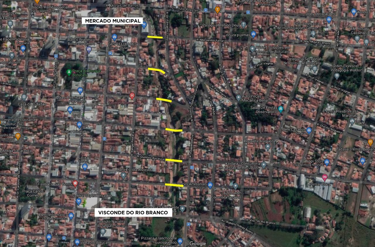 Prefeitura cogita demolição de pontes em projeto de readequação do Ribeirão Lavapés