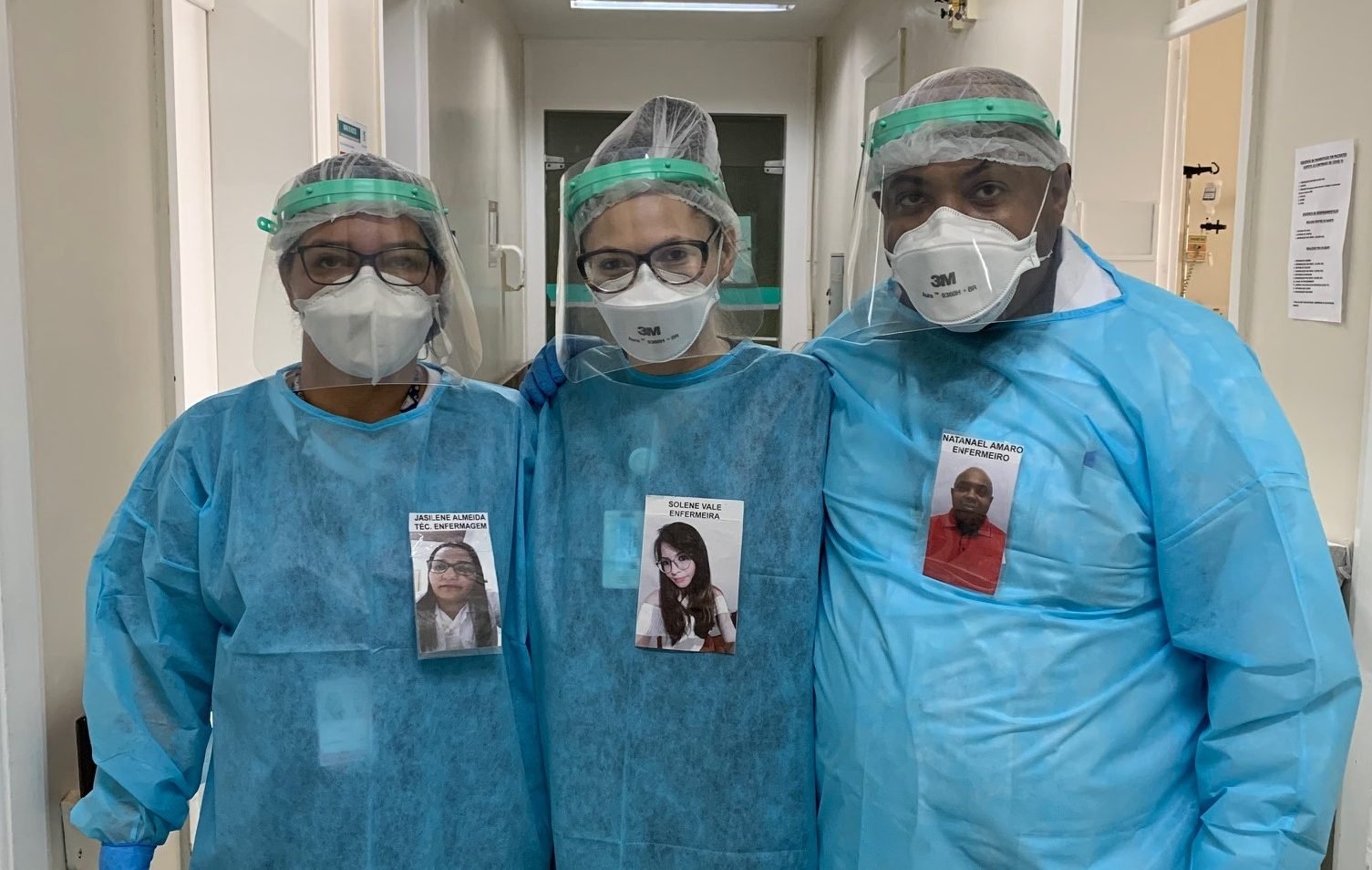 Enfermeiros do Hospital das Clínicas de Botucatu utiliza fotos no atendimento aos pacientes de covid-19