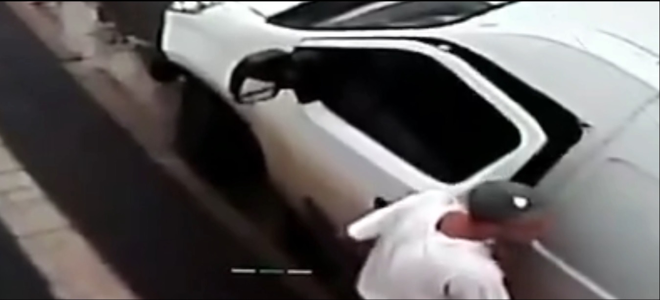 Botucatu: câmeras flagram furto de carteira deixada dentro de carro